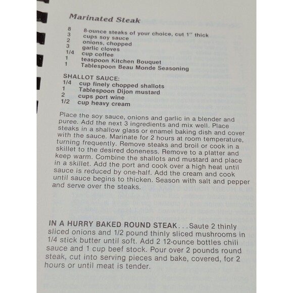 Under the Mushroom Marilyn Romweber 1982 Restaurant Dallas Texas Spiral cookbook - Picture 7 of 12